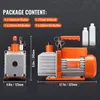 SucceBuy 5 CFM HVAC Dwustopniowa łopatkowa pompa próżniowa Podgląd zdjęcia produktu 7
