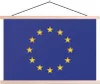 MuchoWow® Textilposter Flagge - Europäische Flagge 120x80 Produktbild-Vorschau 1
