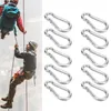 10Pcs Gancio a molla in acciaio inox a scatto Moschettone Anteprima dell’immagine prodotto 9
