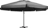 vidaXL Parasol avec mât en aluminium 600 cm Anthracite Voir les images du produit 6
