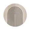 MuchoWow® Mauspad Mousepad Streifen - Abstrakt - Bogen Produktbild-Vorschau 1