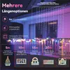 LARS360 Lichtervorhang 5 m, 200 LEDs, 8 Modi, Memory & Produktbild-Vorschau 2
