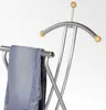 Herrendiener Leo faltbar Metall silber Chrom mit Produktbild-Vorschau 2
