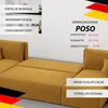 Idohome Ecksofa-Wohnzimmer Sofa mit Schlaffunktion und Produktbild-Vorschau 8