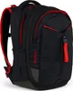 A black and red satch backpack shown from the front-left. Produktbild-Vorschau