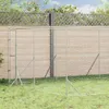 vidaXL Outdoor-Hundezwinger Silbern 4x16x2 m Verzinkter Produktbild-Vorschau 2