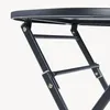 Klapptisch ‘Sande’ rund Stahl 71 x Ø62 cm Schwarz Produktbild-Vorschau 9