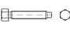 Reyher  Sechskantschrauben DIN 561 22H/8.8 AM 12x90 vz Zn Produktbild-Vorschau 3