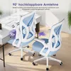 Two office chairs are shown in a room with a desk. Produktbild-Vorschau