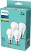 Zestaw 4 sztuk żarówek LED Philips E27 10 W (75 W) 2700 K Podgląd zdjęcia produktu 1