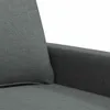vidaXL 2-Sitzer-Sofa Dunkelgrau 120 cm Stoff Produktbild-Vorschau 8