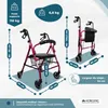 Rollator Mobiclinic Escorial Rollator pliable et léger Voir les images du produit 3