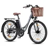 Bicicletta elettrica Qekud da 26 pollici – City bike Anteprima dell’immagine prodotto 1
