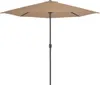 vidaXL Ombrellone da balcone con palo in alluminio Taupe Anteprima dell’immagine prodotto 15
