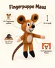 Fingerpuppe Maus 12cm, aus den Geschichten mit dem kleinen Produktbild-Vorschau 2
