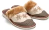 Damen Naturleder Hausschuhe Slippers Gefüttert Mit Wolle Produktbild-Vorschau 2