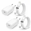 2x iPhone Lightning Ladegerät 20W Schnellladegerät mit Produktbild-Vorschau 1
