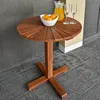Table de jardin appoint balcon terrasse bar bois d'acacia Voir les images du produit 2