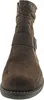 A front view of a brown suede boot. Produktbild-Vorschau
