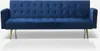 Divano letto moderno clic clac 3 posti in velluto Caullae Anteprima dell’immagine prodotto 1