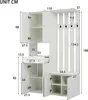 Merax Garderobenset, mit Schuhschrank, Schuhbank, Produktbild-Vorschau 7