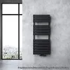 doporro Badheizung Flachheizkörper 120x50cm Anthrazit Produktbild-Vorschau 1