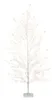 Warmweiß 1350 Micro-LED-beleuchteter Baum PVC weiß H 150 cm Produktbild-Vorschau 1