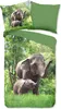 Duvet cover Good Morning 135x200 + 1* 80x80 cm - elephant Produktbild-Vorschau 5