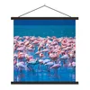 MuchoWow® Textilposter Flamingo - Wasser - Tropisch - Rosa Produktbild-Vorschau 1