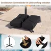Parasol COSTWAY 300 cm ze stojakiem, parasol z korbą, Podgląd zdjęcia produktu 8