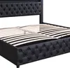 Letto a cassetti MODFU, letto imbottito 180 x 200 cm, letto Anteprima dell’immagine prodotto 8