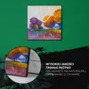 Coloray Uhr auf Leinwand 30x30 cm Wand Uhr Dekoration Produktbild-Vorschau 5
