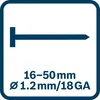 Bosch GNH 18V-50 M Professional, Klincovačka, Skosený Náhľad obrázku produktu 37