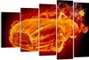 Bild auf Leinwand - Leinwandbild - Auto Flammen Räder - Produktbild-Vorschau 1