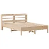 vidaXL Massivholzbett ohne Matratze 135x190 cm Kiefernholz Produktbild-Vorschau 3