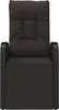 vidaXL Fauteuil de jardin avec coussin 2 pcs. Réglable Noir Voir les images du produit 15