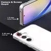 Close-up shots of a clear phone case highlighting its protective features. Produktbild-Vorschau