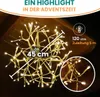Weihnachtsdekoration Goldstern 45 cm 3er Set mit 120 LED Produktbild-Vorschau 4