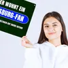 Hier wohnt ein Duisburg-Fan Metallschild XXL in 28x38 cm Produktbild-Vorschau 3