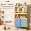 Półka na książki dla dzieci ALVIX NESTA 4 z 2 drzwiczkami, Podgląd zdjęcia produktu 3