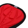 Silikon Bike Sattel Gel Kissen Sitzbezug Rot Produktbild-Vorschau 4
