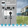 Jopassy Außensteckdose 2 Fach IP66 Wandsteckdosen Produktbild-Vorschau 5
