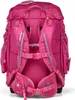 The back of a pink children's backpack with star patterns. Náhled obrázku produktu