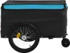vidaXL Przyczepka rowerowa czarno-niebieska 45 kg żelazko Podgląd zdjęcia produktu 6