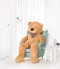 Gustaw Teddybär Groß XXL (Beige, 190cm) Classico- Produktbild-Vorschau 2