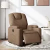 vidaXL Fauteuil relax électrique marron Tissu Voir les images du produit 2