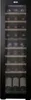 A tall, slim wine cooler with multiple shelves holding wine bottles. Produktbild-Vorschau