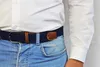 Flechtgürtel Navy, Uni Elastischer Stoffgürtel, geflochten, Produktbild-Vorschau 7