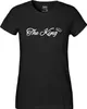 Huuraa Damen T-Shirt The King Krone S Black Bio Baumwolle Produktbild-Vorschau 2
