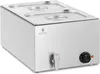 Elektrický vařič s kohoutkem 2 x GN 1/2 600 W Náhled obrázku produktu 2